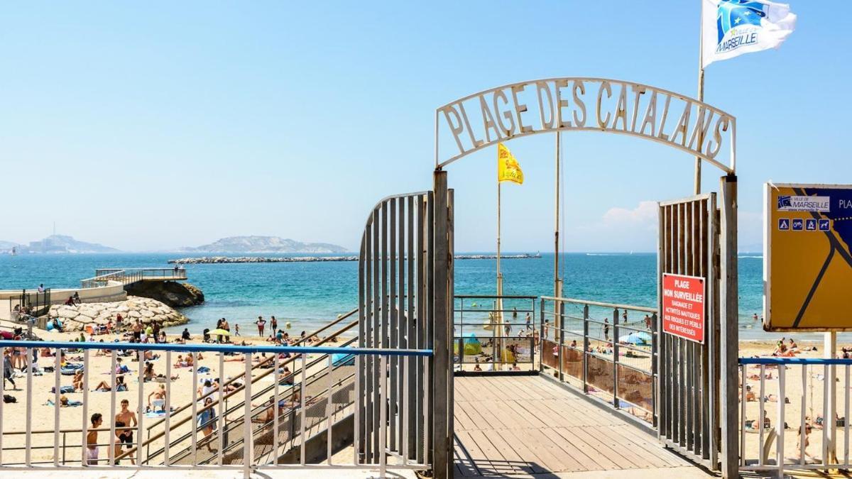 T1 Moderne Plage Des Catalans Marsella Exterior foto